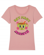 But First, Anxiety Tricou mânecă scurtă guler larg fitted Damă Expresser