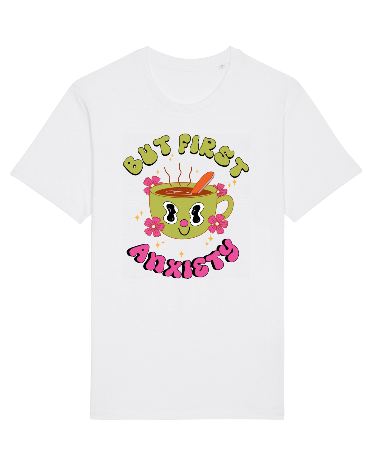 Tricou mânecă scurtă Unisex Rocker White