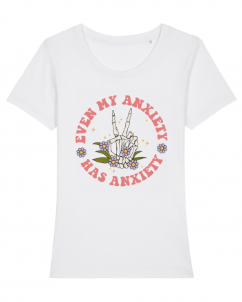 Even my Anxiety Has Anxiety, Skeleton Hand White