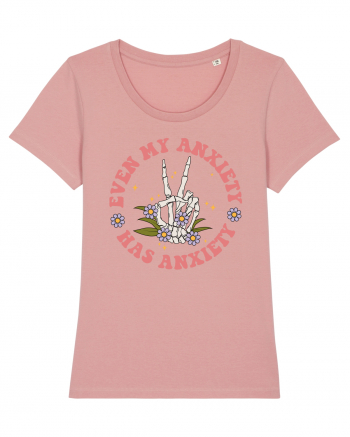 Even my Anxiety Has Anxiety, Skeleton Hand Canyon Pink