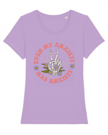 Even my Anxiety Has Anxiety, Skeleton Hand Lavender Dawn
