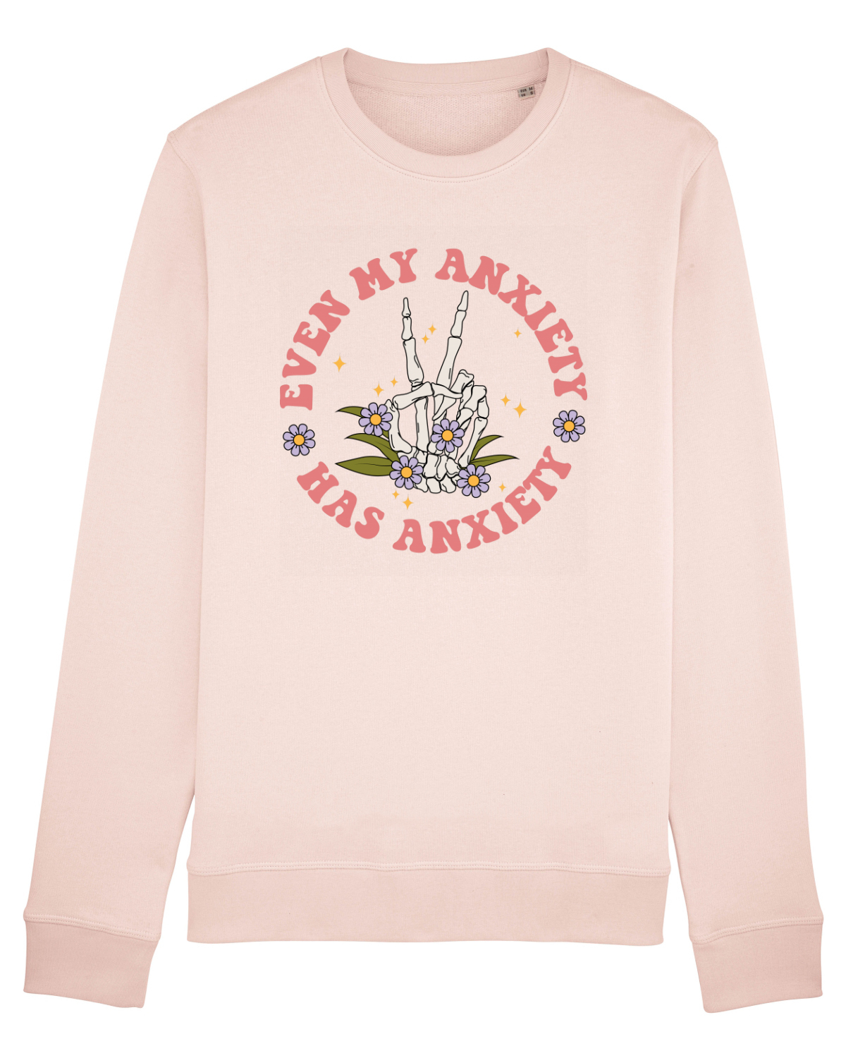 Bluză mânecă lungă Unisex Rise Candy Pink