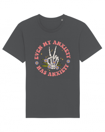 Even my Anxiety Has Anxiety, Skeleton Hand Anthracite