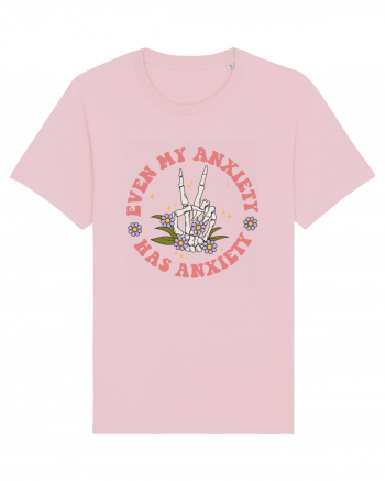 Even my Anxiety Has Anxiety, Skeleton Hand Cotton Pink