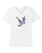 Bird Tricou mânecă scurtă guler V Bărbat Presenter