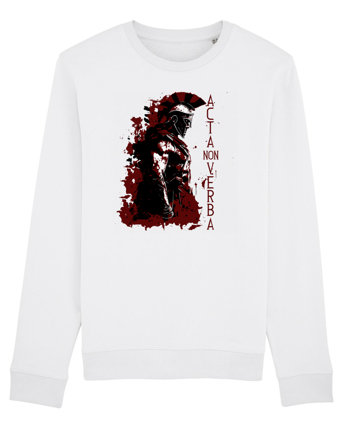Bluză mânecă lungă Unisex Rise White