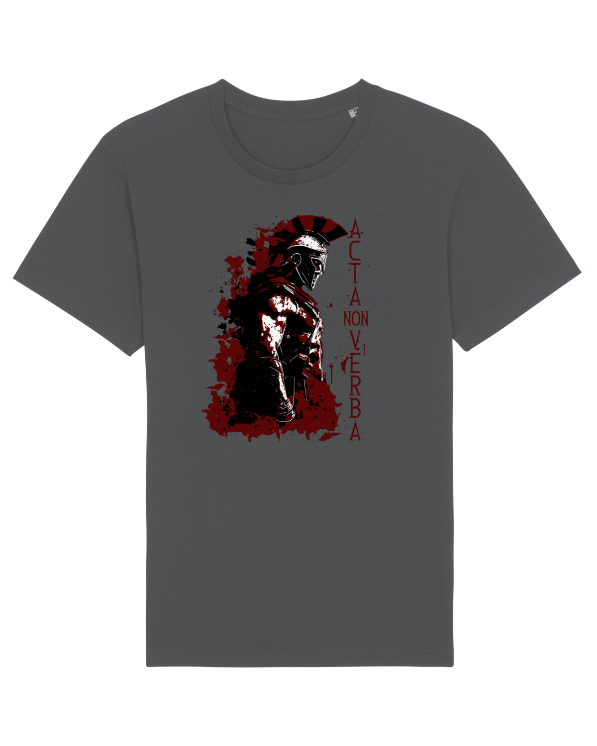 Tricou mânecă scurtă Unisex Rocker Anthracite