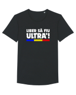 Liber sa fiu ultra. Tricou mânecă scurtă guler larg Bărbat Skater