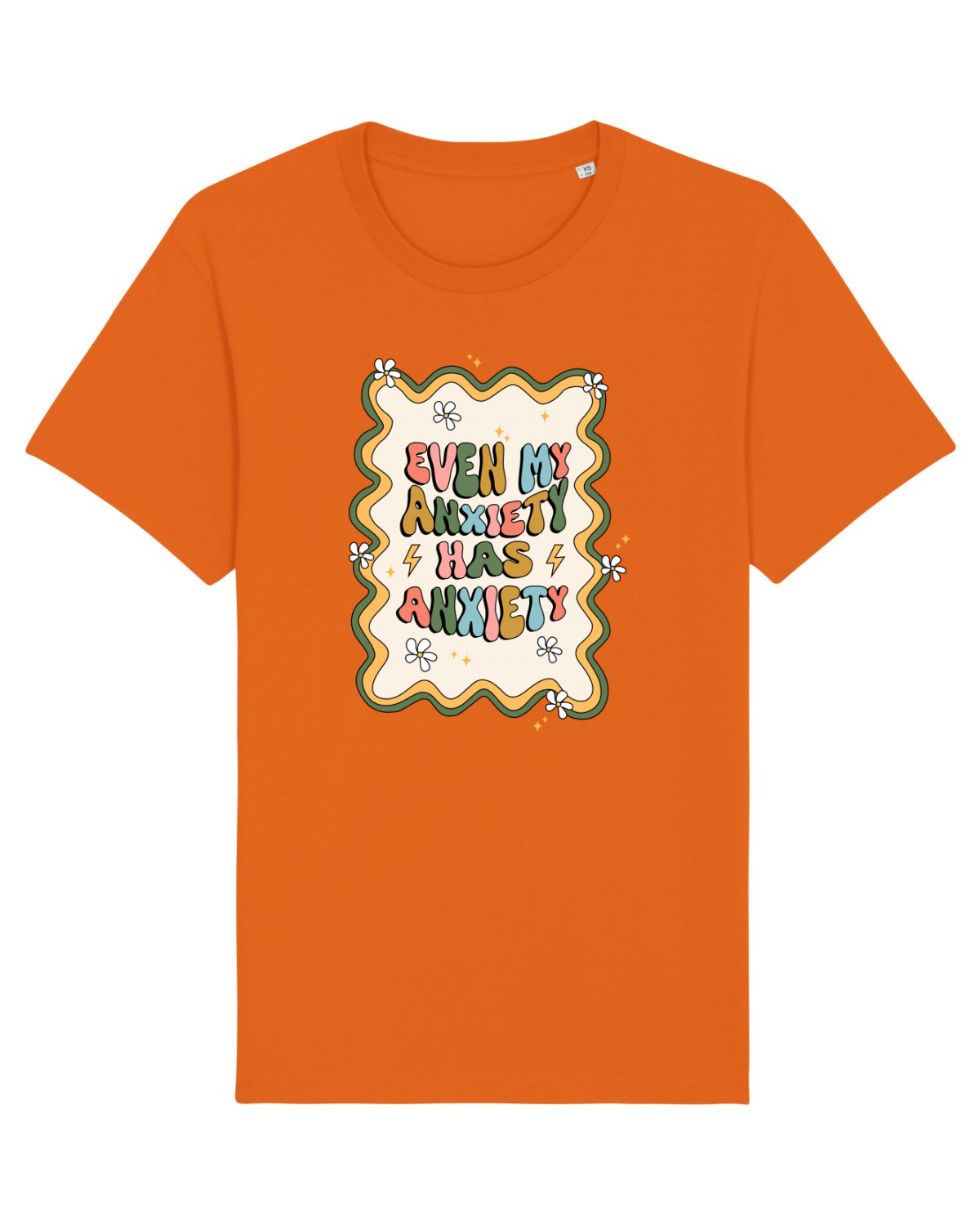 Tricou mânecă scurtă Unisex Rocker Bright Orange