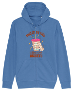 Fueled By Iced Coffee And Anxiety Hanorac cu fermoar Unisex Connector