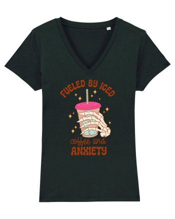 Fueled By Iced Coffee And Anxiety Black
