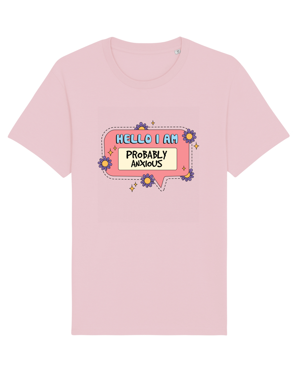 Tricou mânecă scurtă Unisex Rocker Cotton Pink