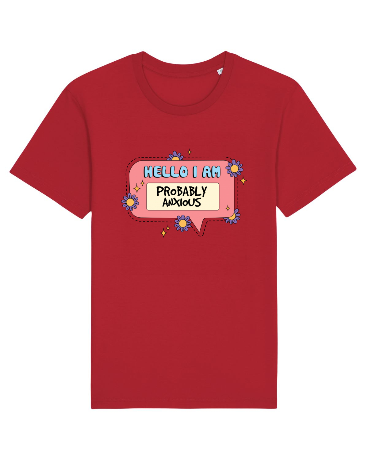 Tricou mânecă scurtă Unisex Rocker Red