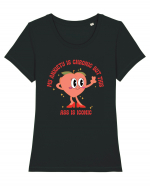 My Anxiety Is Chronic But This Ass Is Iconic Tricou mânecă scurtă guler larg fitted Damă Expresser