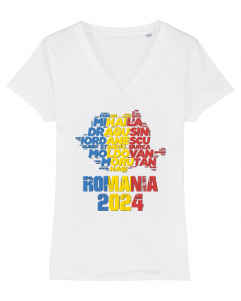 Suporter Romania - Echipa nationala Euro 2024 v2 shadow White