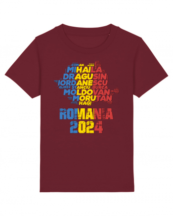 Suporter Romania - Echipa nationala Euro 2024 v2 shadow Burgundy