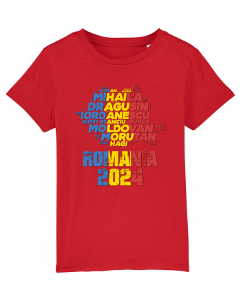 Suporter Romania - Echipa nationala Euro 2024 v2 shadow Red