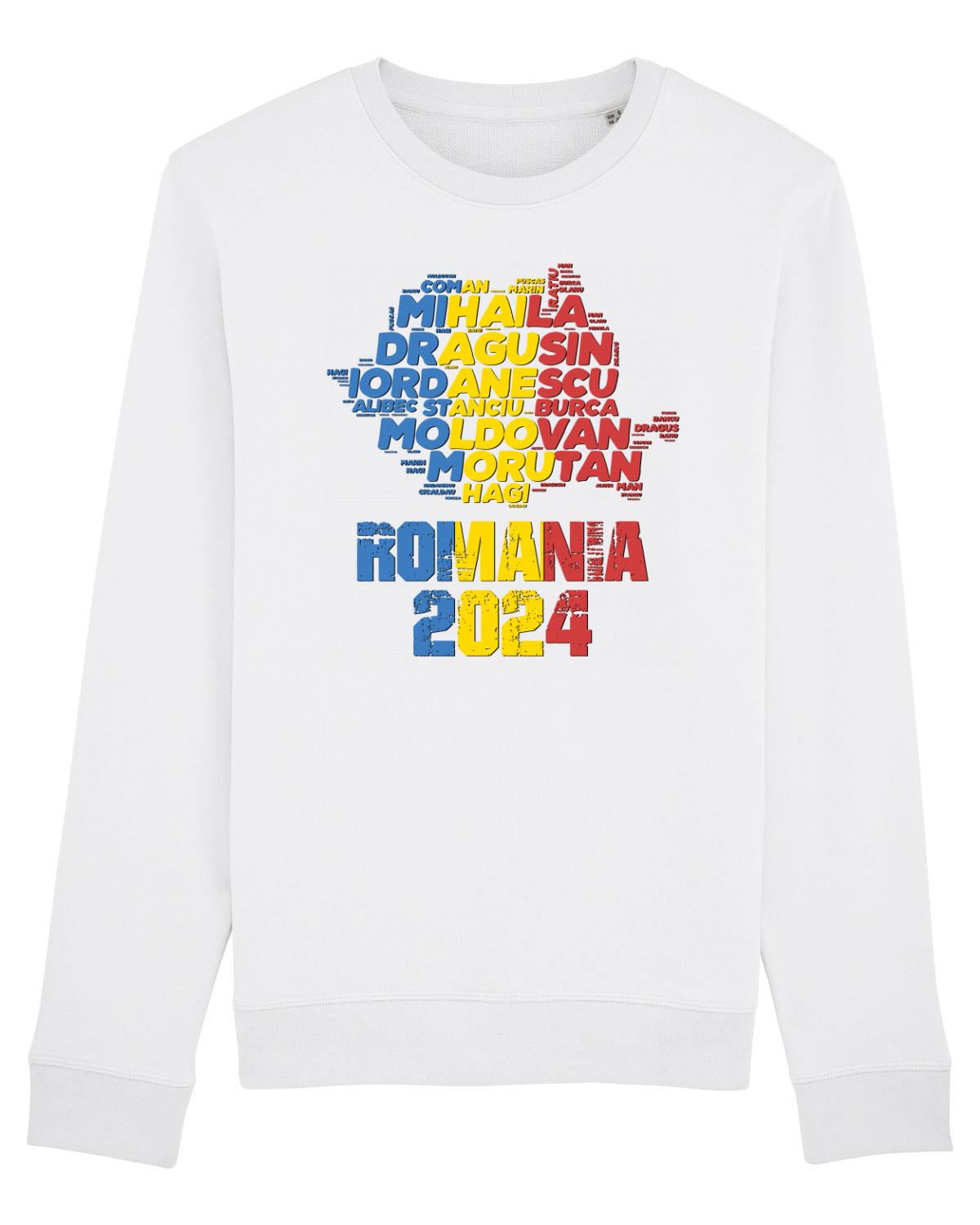 Bluză mânecă lungă Unisex Rise White