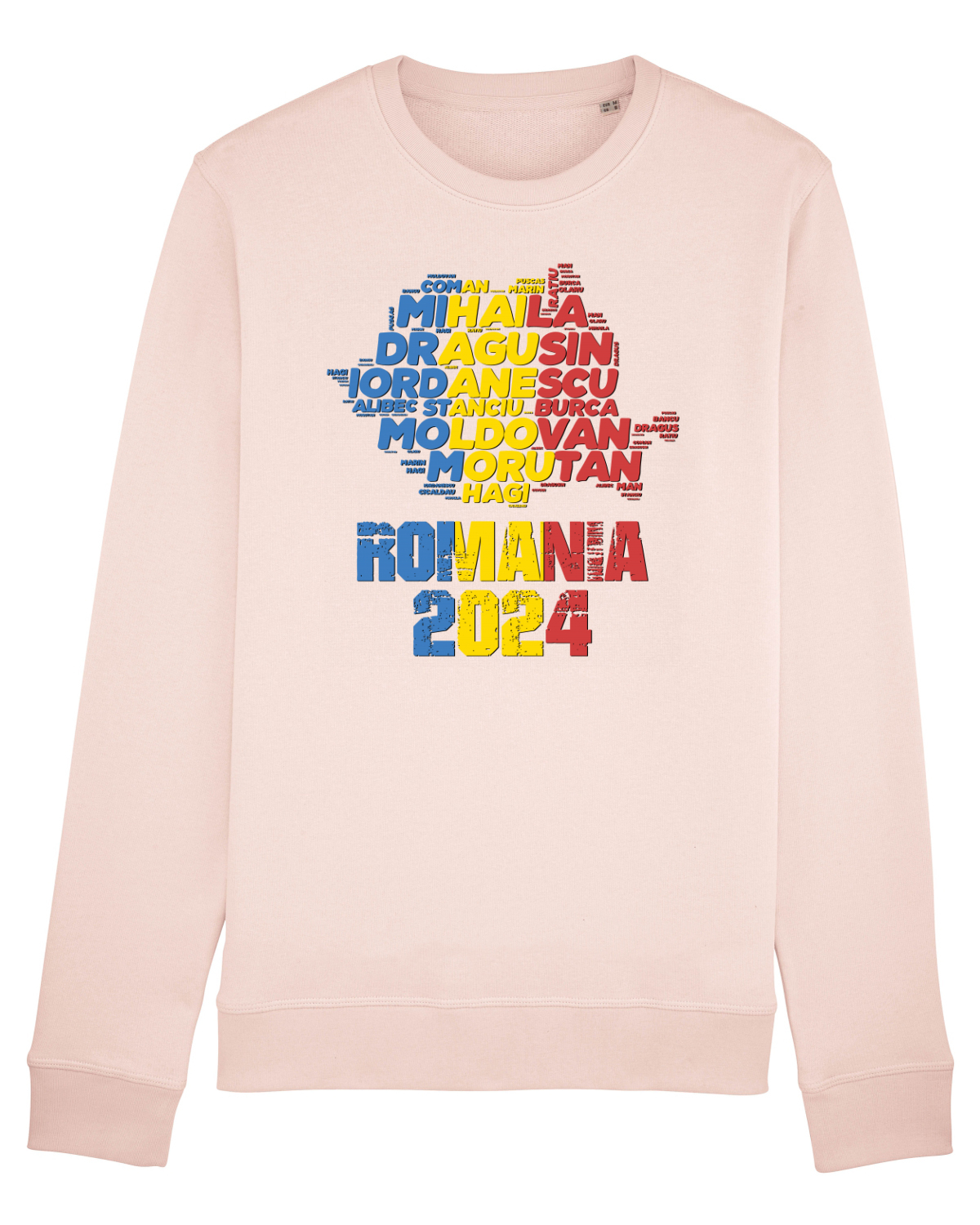 Bluză mânecă lungă Unisex Rise Candy Pink