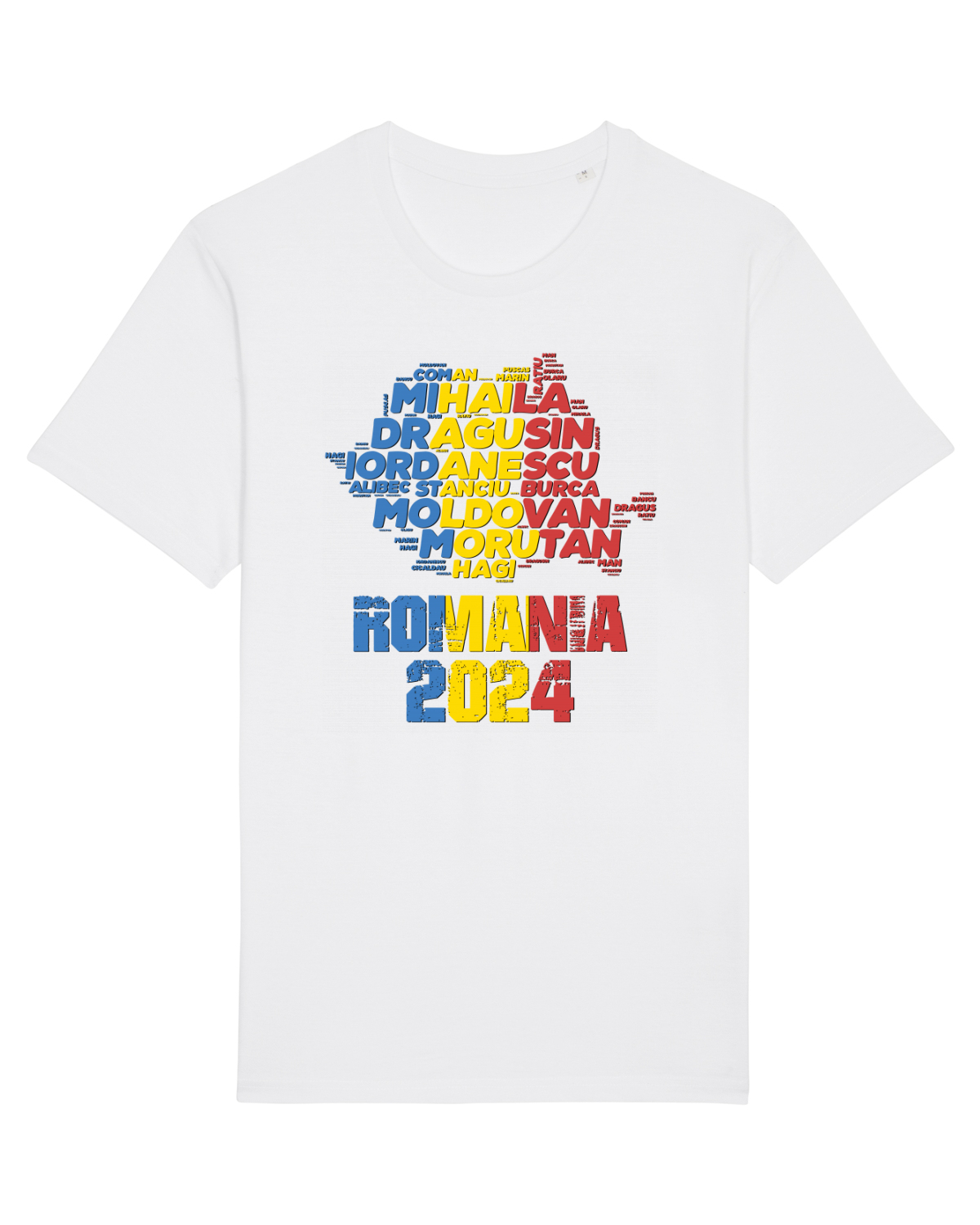 Tricou mânecă scurtă Unisex Rocker White