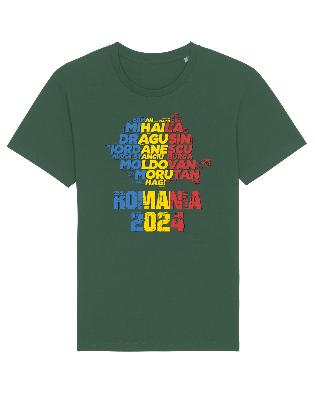 Tricou mânecă scurtă Unisex Rocker Bottle Green