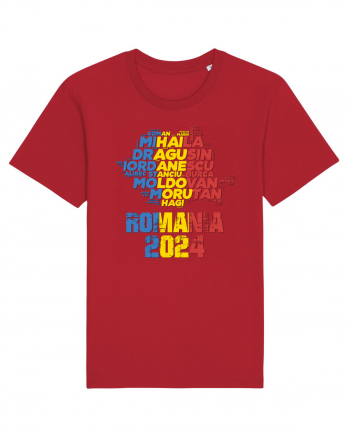 Suporter Romania - Echipa nationala Euro 2024 v2 shadow Red