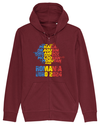 Suporter Romania - Echipa nationala Euro 2024 v1 shadow Burgundy