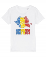 Suporter Romania - Echipa nationala Euro 2024 v1 shadow Tricou mânecă scurtă  Copii Mini Creator