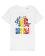 Suporter Romania - Echipa nationala Euro 2024 v1 shadow Tricou mânecă scurtă  Copii Mini Creator