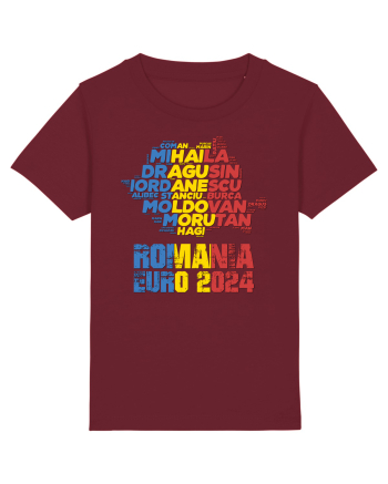 Suporter Romania - Echipa nationala Euro 2024 v1 shadow Burgundy