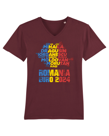 Suporter Romania - Echipa nationala Euro 2024 v1 shadow Burgundy