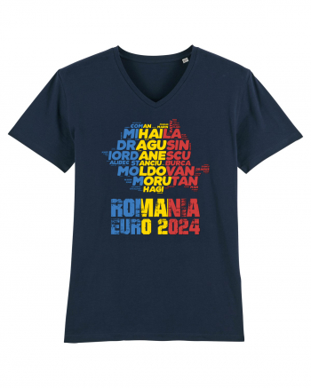 Suporter Romania - Echipa nationala Euro 2024 v1 shadow French Navy