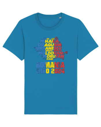 Suporter Romania - Echipa nationala Euro 2024 v1 shadow Azur