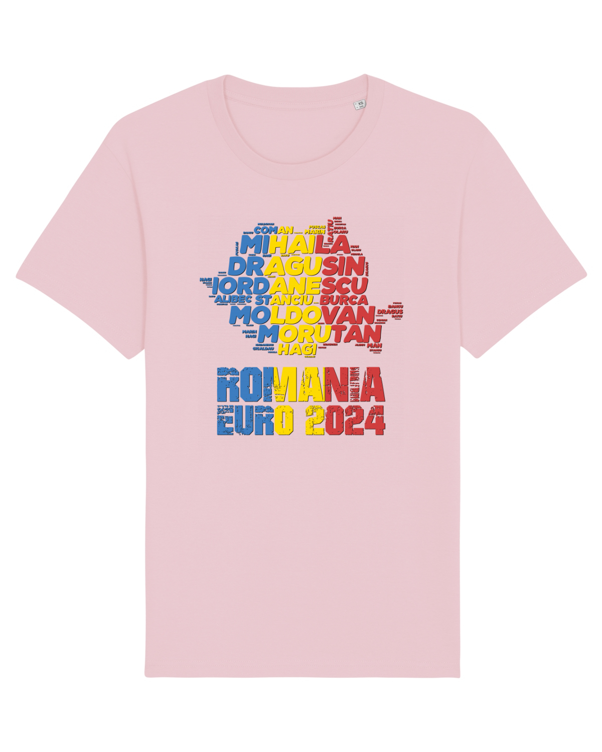 Tricou mânecă scurtă Unisex Rocker Cotton Pink
