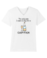 CHAM PAIN Tricou mânecă scurtă guler V Bărbat Presenter