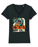 Monstru al cerealelor Tricou mânecă scurtă guler V Damă Evoker