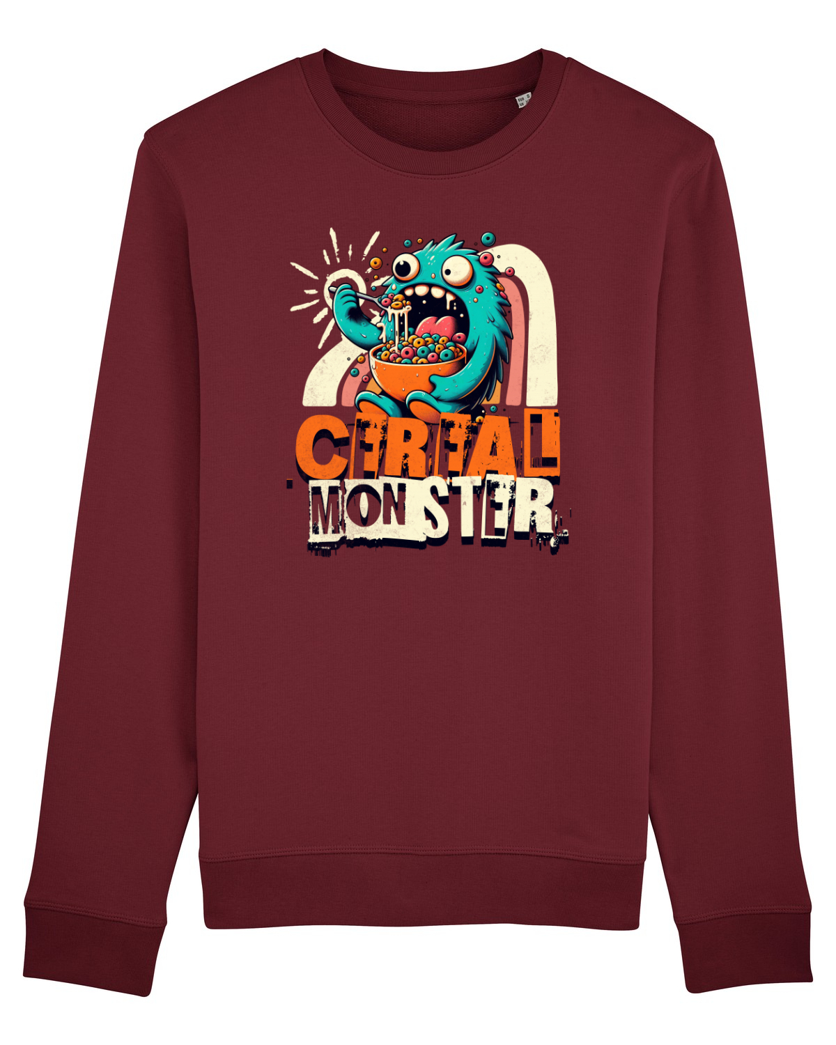 Bluză mânecă lungă Unisex Rise Burgundy