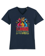 Dacii Cresteau Flamingo Si Sapau Tuneluri. Se stie! Tricou mânecă scurtă guler V Bărbat Presenter