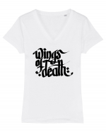 Wings of Death - black Tricou mânecă scurtă guler V Damă Evoker