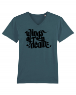 Wings of Death - black Tricou mânecă scurtă guler V Bărbat Presenter