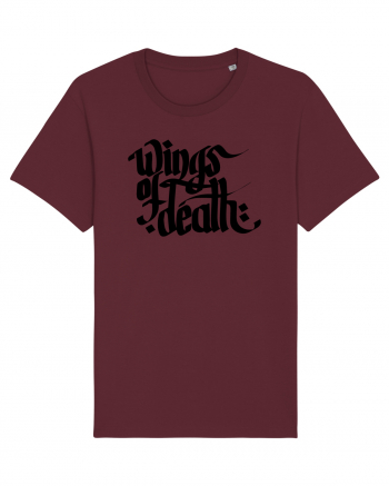 Wings of Death - black Burgundy