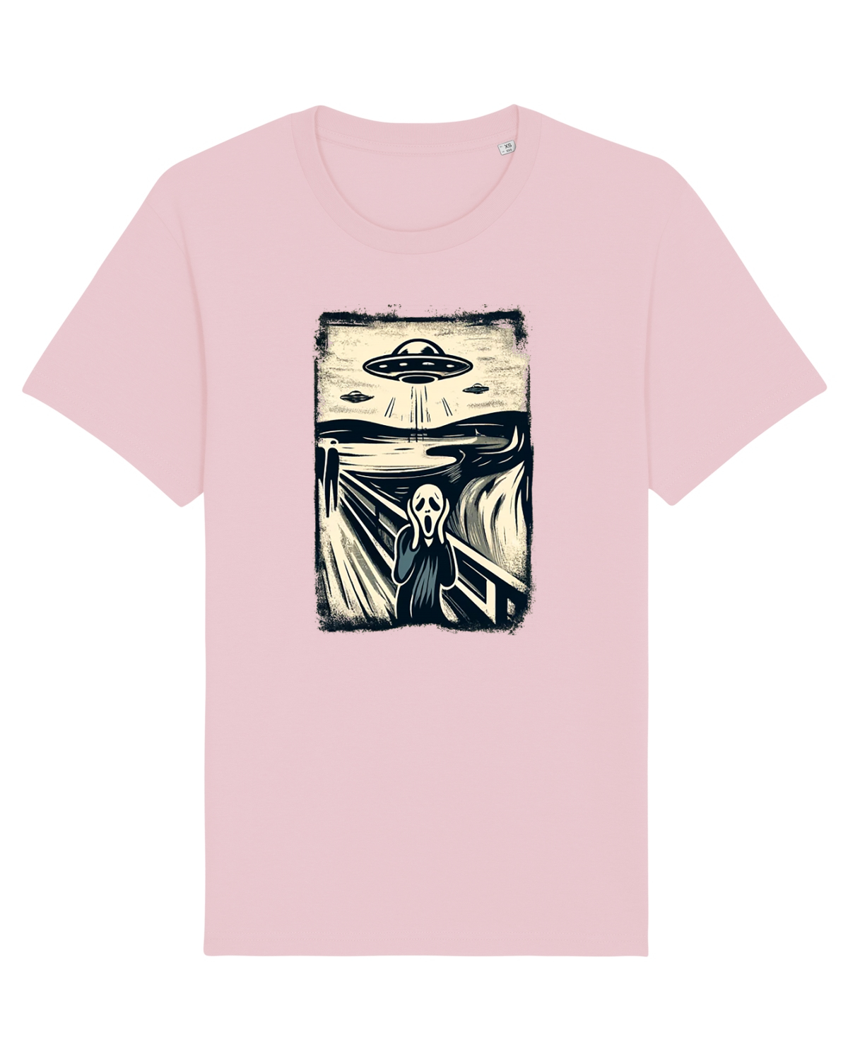 Tricou mânecă scurtă Unisex Rocker Cotton Pink