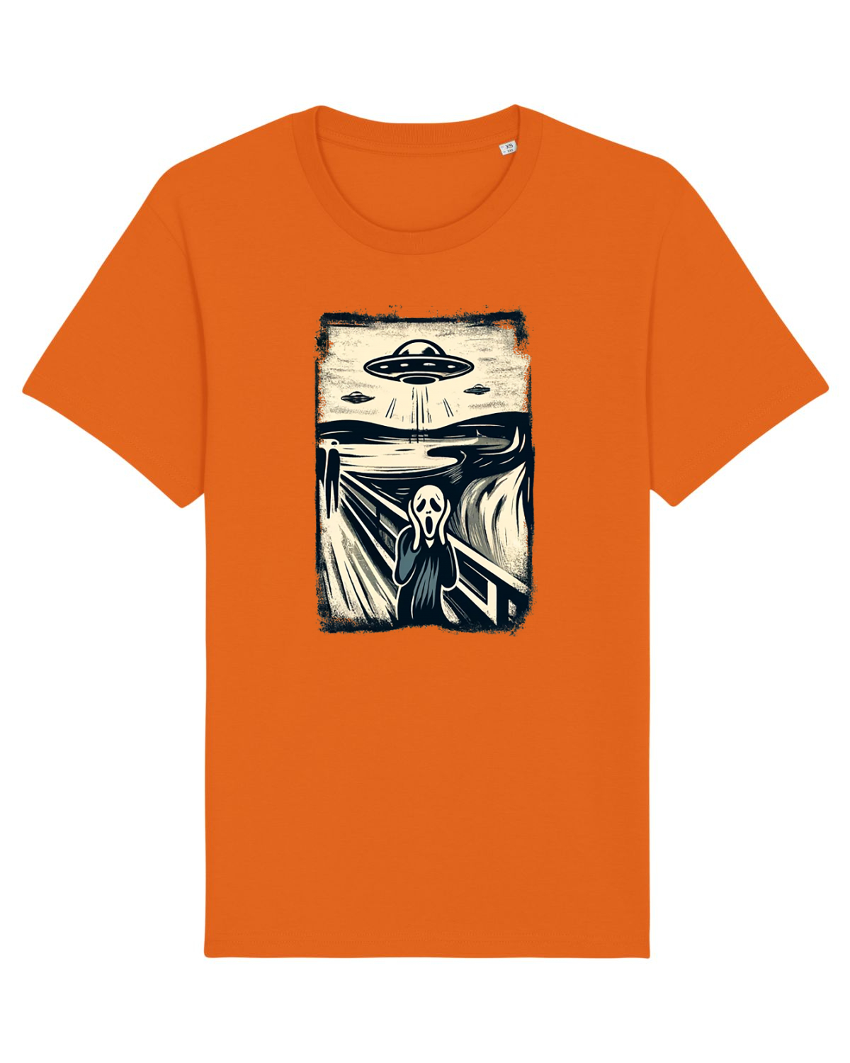 Tricou mânecă scurtă Unisex Rocker Bright Orange