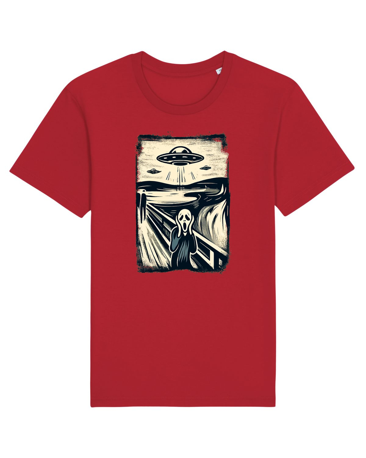 Tricou mânecă scurtă Unisex Rocker Red