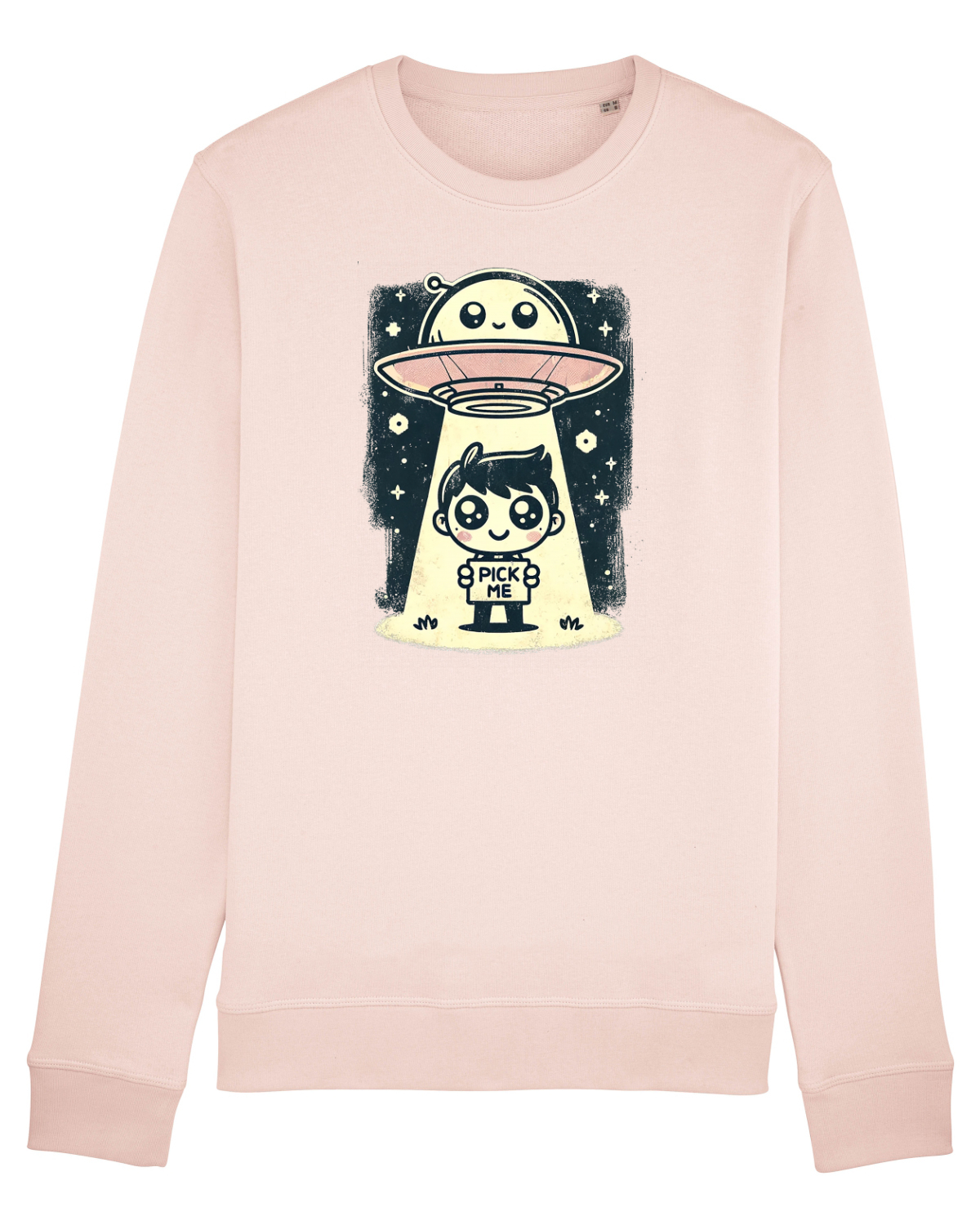 Bluză mânecă lungă Unisex Rise Candy Pink
