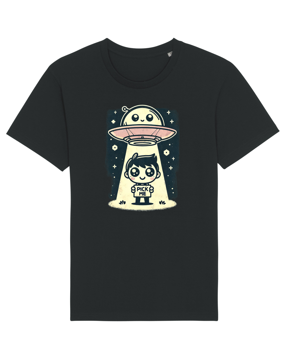 Tricou mânecă scurtă Unisex Rocker Black