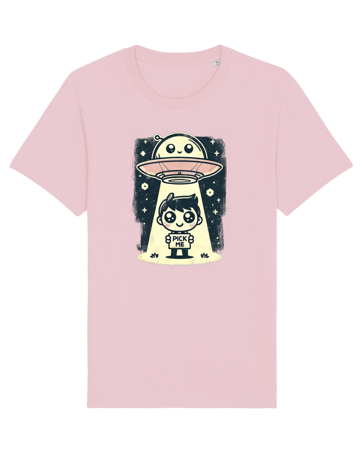 Tricou mânecă scurtă Unisex Rocker Cotton Pink