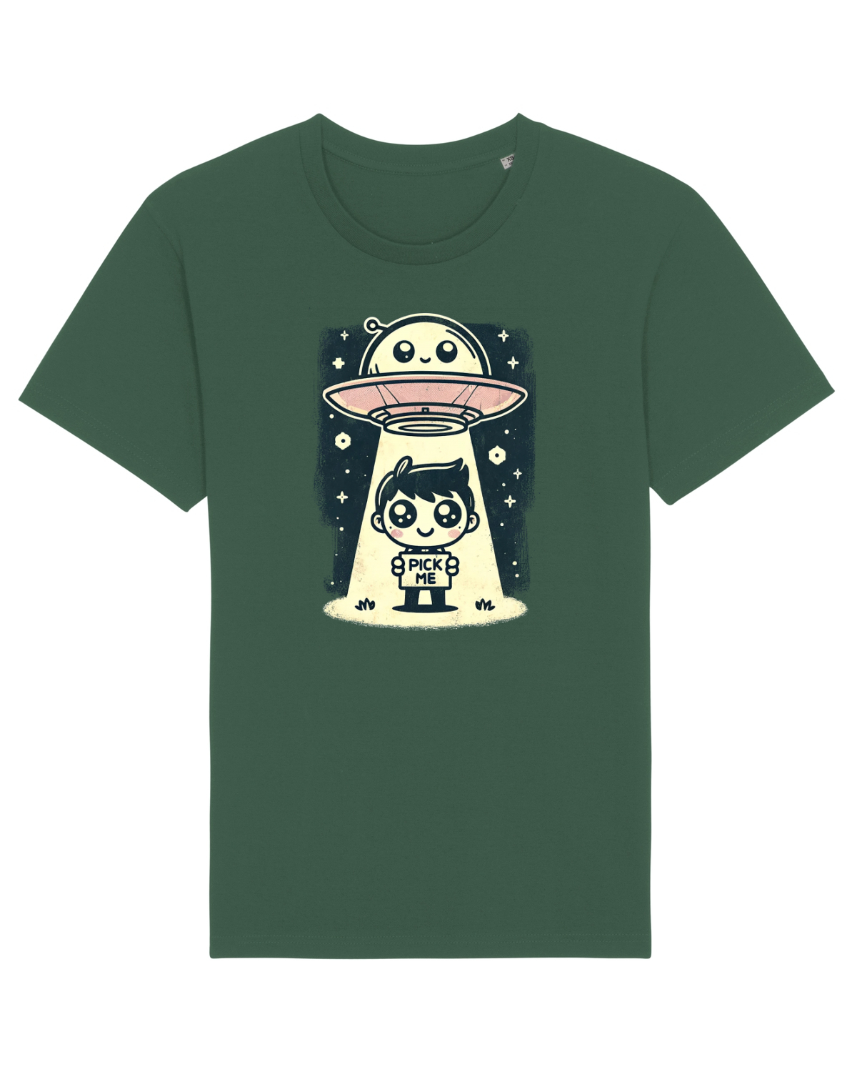 Tricou mânecă scurtă Unisex Rocker Bottle Green