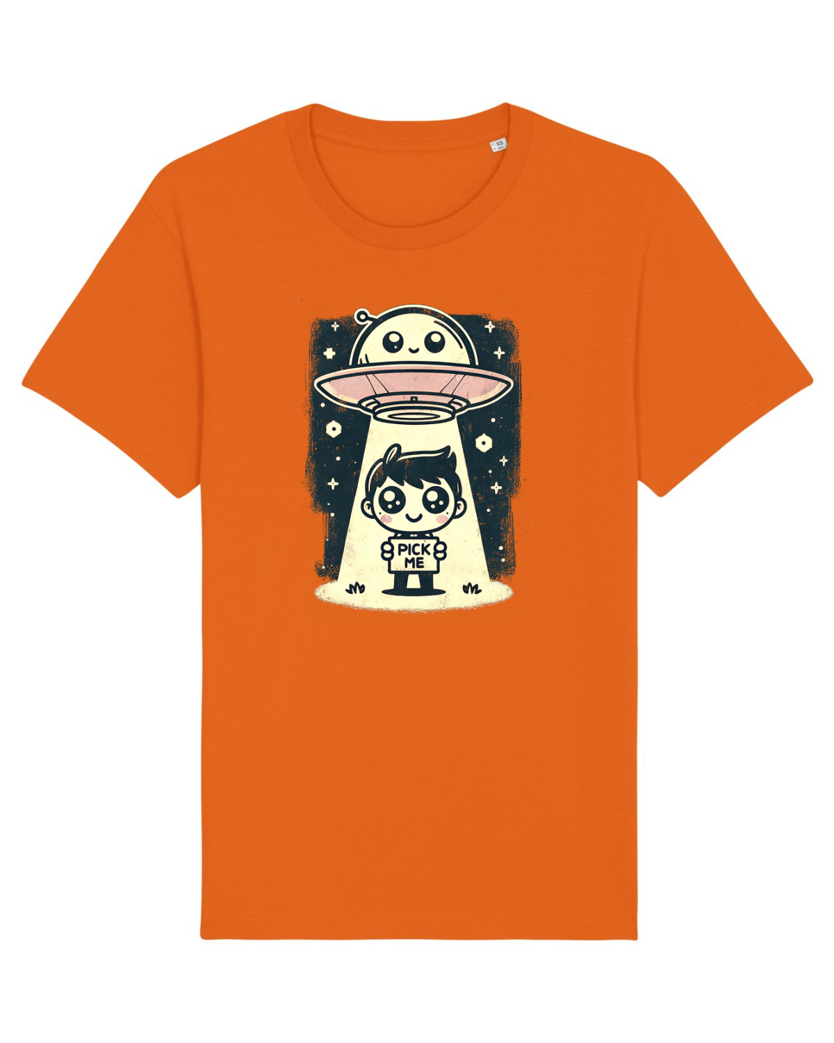 Tricou mânecă scurtă Unisex Rocker Bright Orange