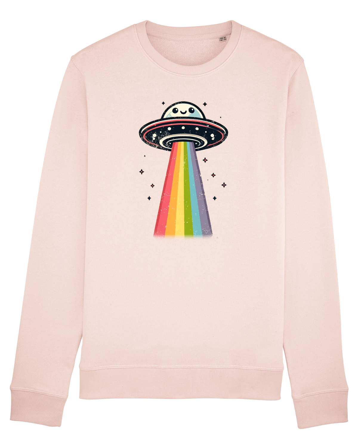 Bluză mânecă lungă Unisex Rise Candy Pink